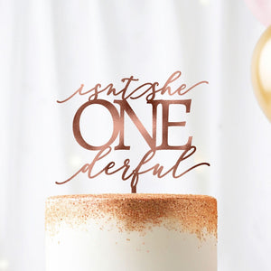 Isn't She ONEderful Cake Topper