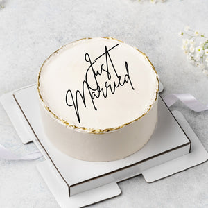 Just Married Cake Charm