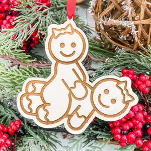 Lesbian Gingerbread Ornaments