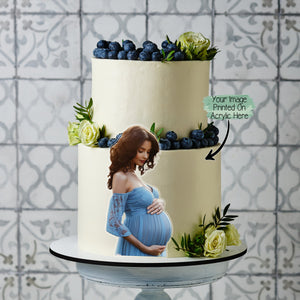 Maternity Photo Cake Charm