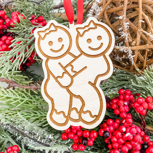 Lesbian Gingerbread Ornaments