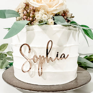 Name Cake Charm