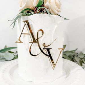 Initials Cake Charm