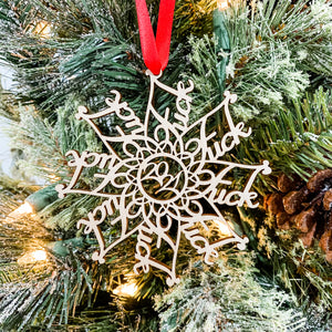 Fuck Flake Ornament