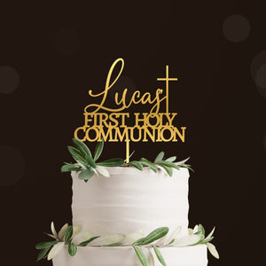 First Holy Communion Cake Topper