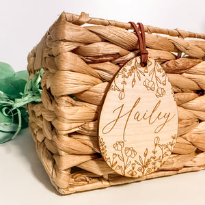 Boho Easter Basket Tag
