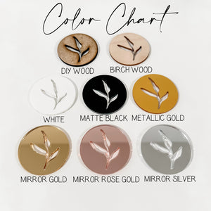 Name/Number Cake Charm