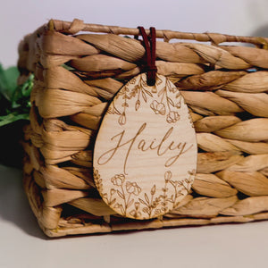 Boho Easter Basket Tag