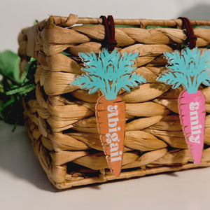 Carrot Easter Basket Tag
