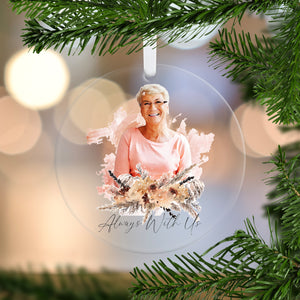 Watercolor Portrait Ornament