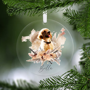 Watercolor Portrait Ornament