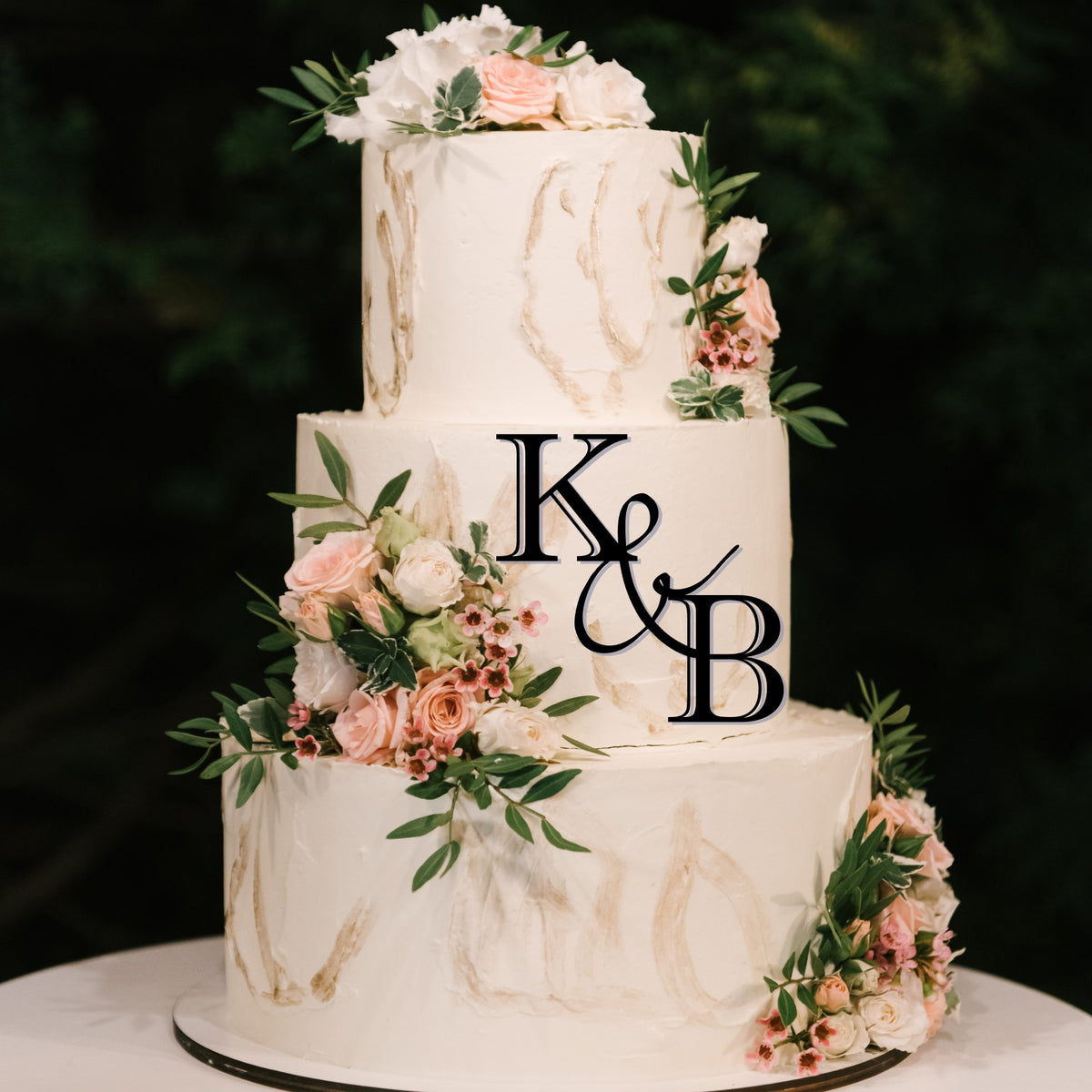 Initials Cake Charm