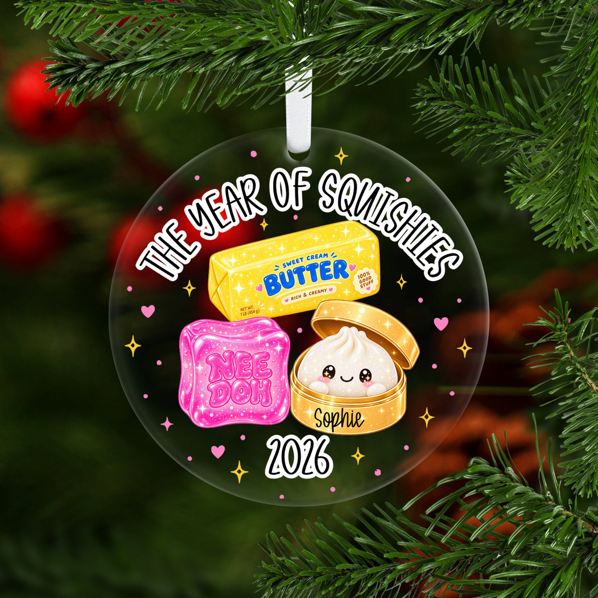 Year Of The Squishies Ornament