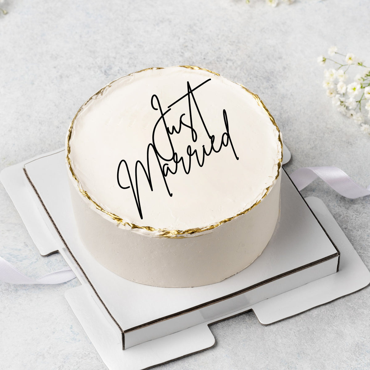 Just Married Cake Charm