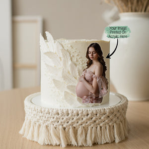 Maternity Photo Cake Charm