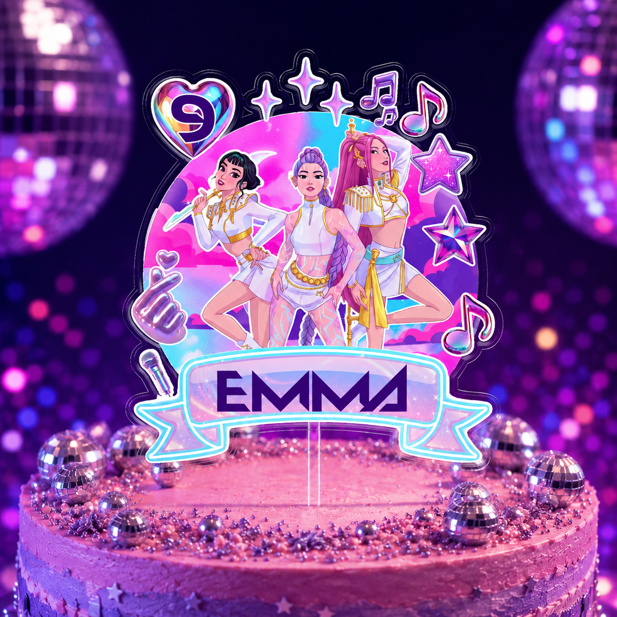 KPOP Cake Topper