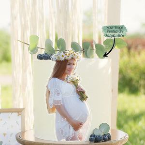 Maternity Photo Cake Charm