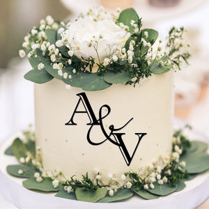 Initials Cake Charm
