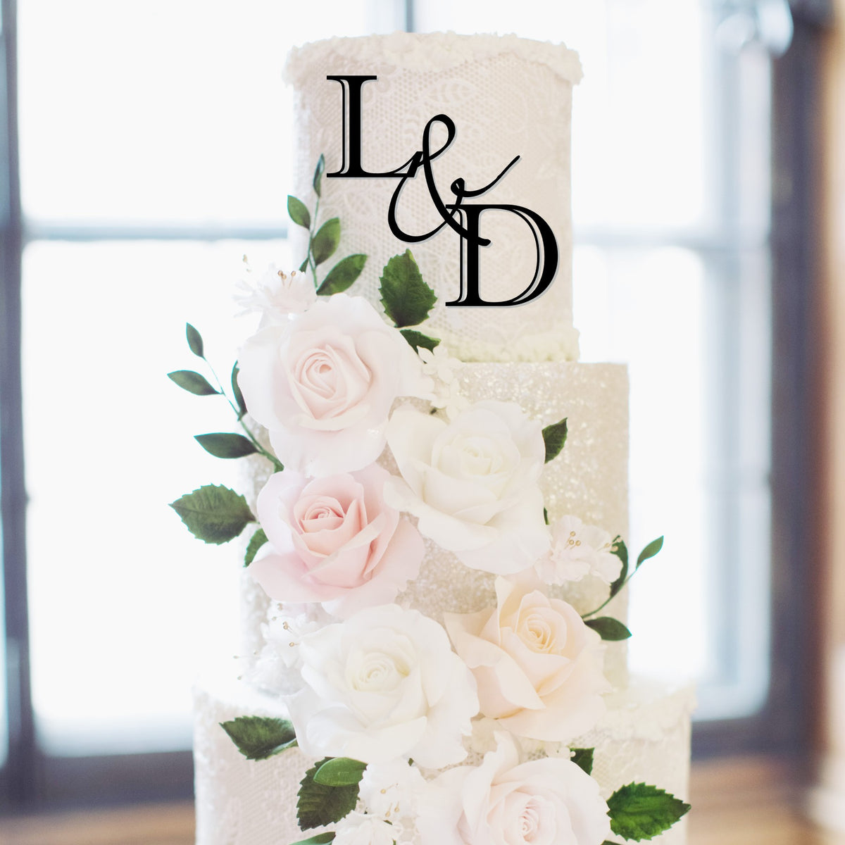 Initials Cake Charm