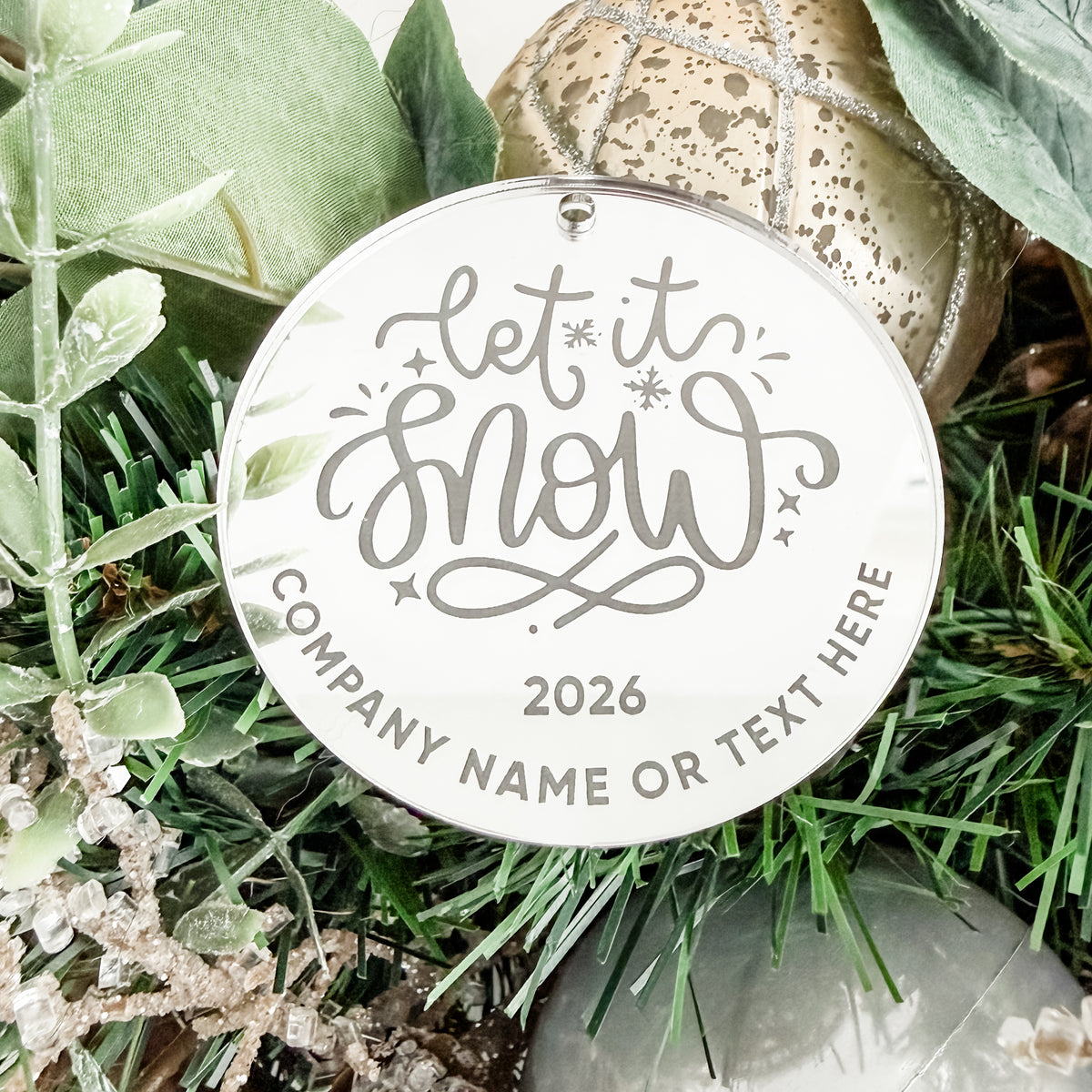 Engraved Logo Ornament