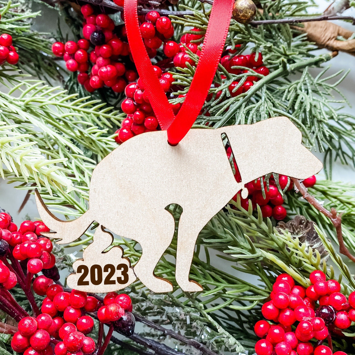 Dog Shit 2023 Ornament
