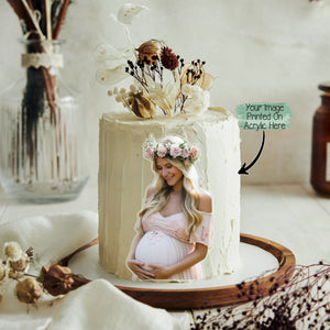 Maternity Photo Cake Charm