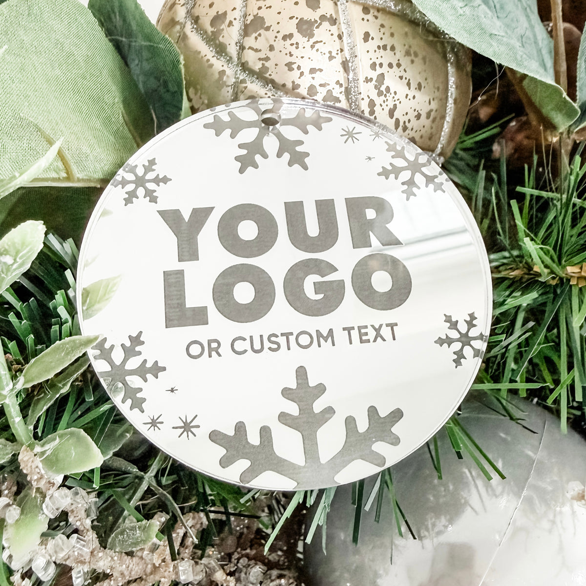 Engraved Logo Ornament