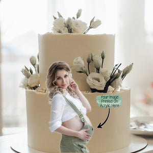 Maternity Photo Cake Charm