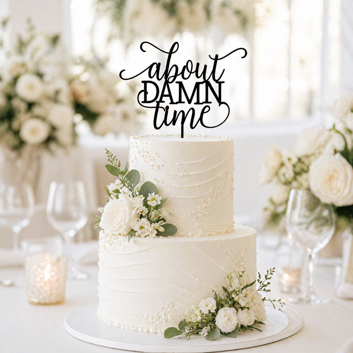 About Damn Time Cake Topper