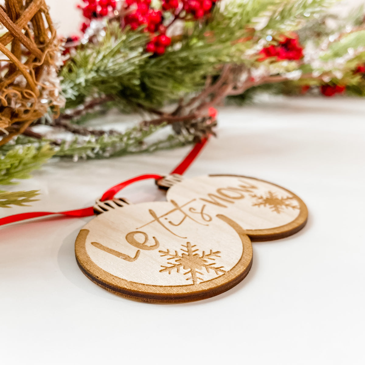 Let It Snow (Le Tits Now) Ornament