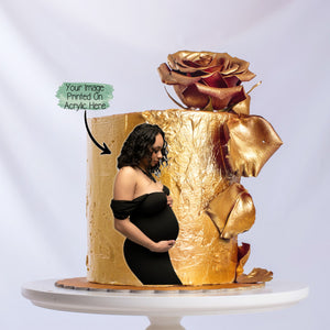 Maternity Photo Cake Charm