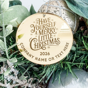 Engraved Logo Ornament