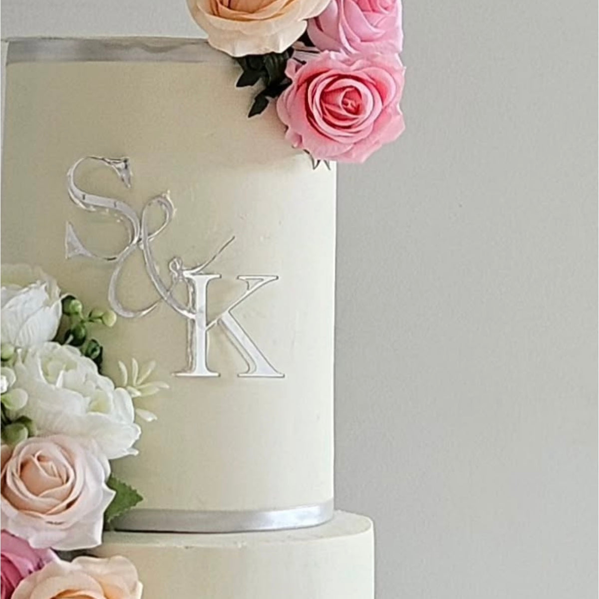 Initials Cake Charm