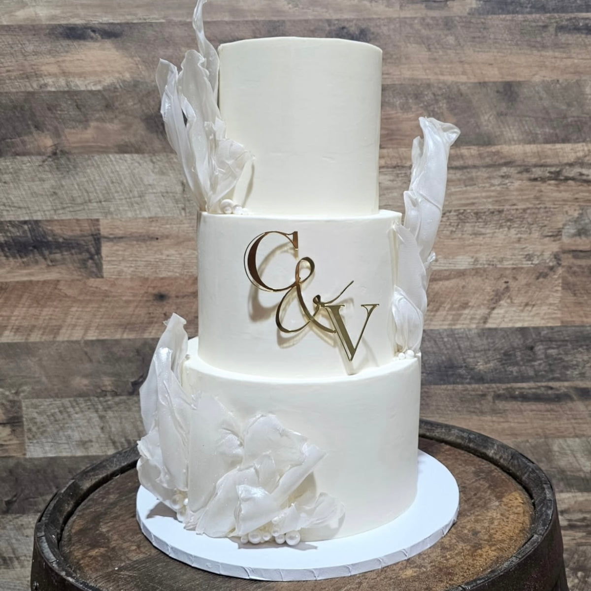 Initials Cake Charm