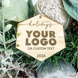 Engraved Logo Ornament