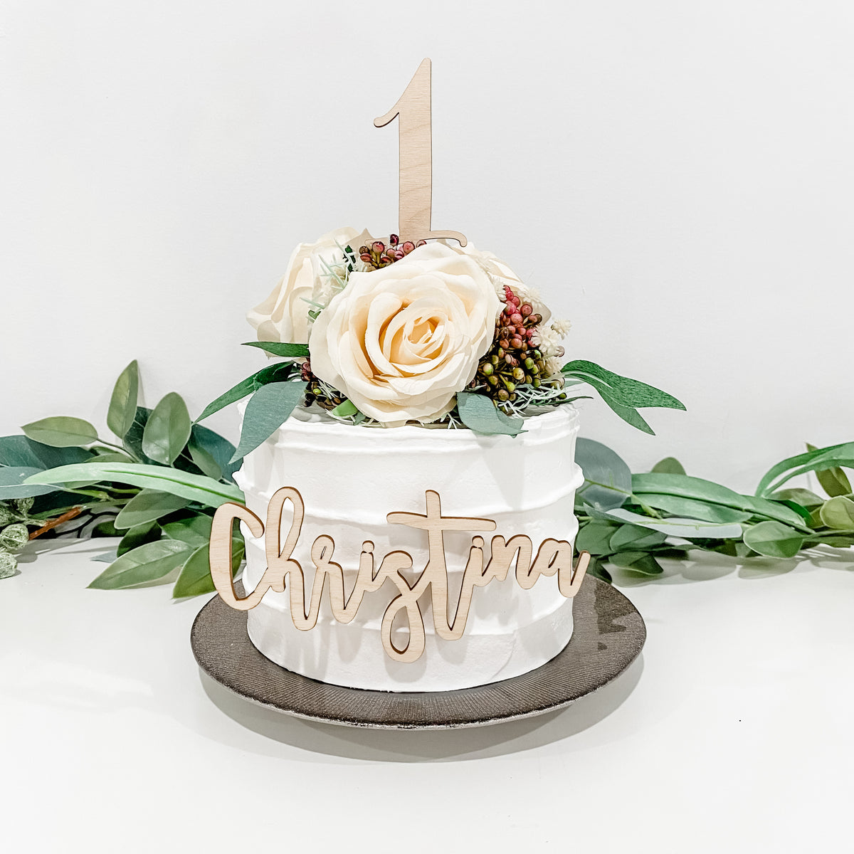 Name/Number Cake Charm