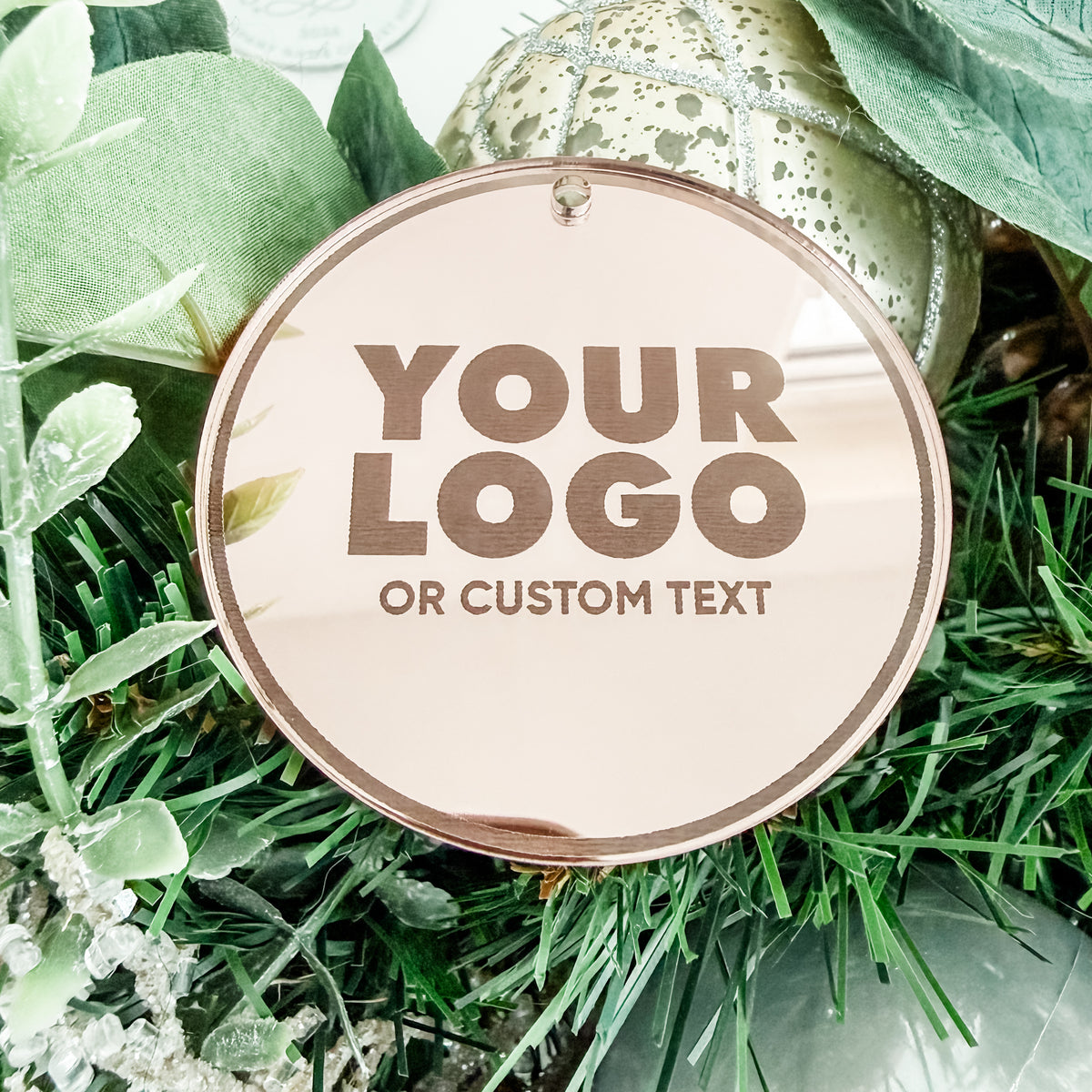 Engraved Logo Ornament