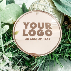 Engraved Logo Ornament