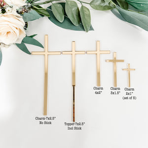 Cross Cake Charm