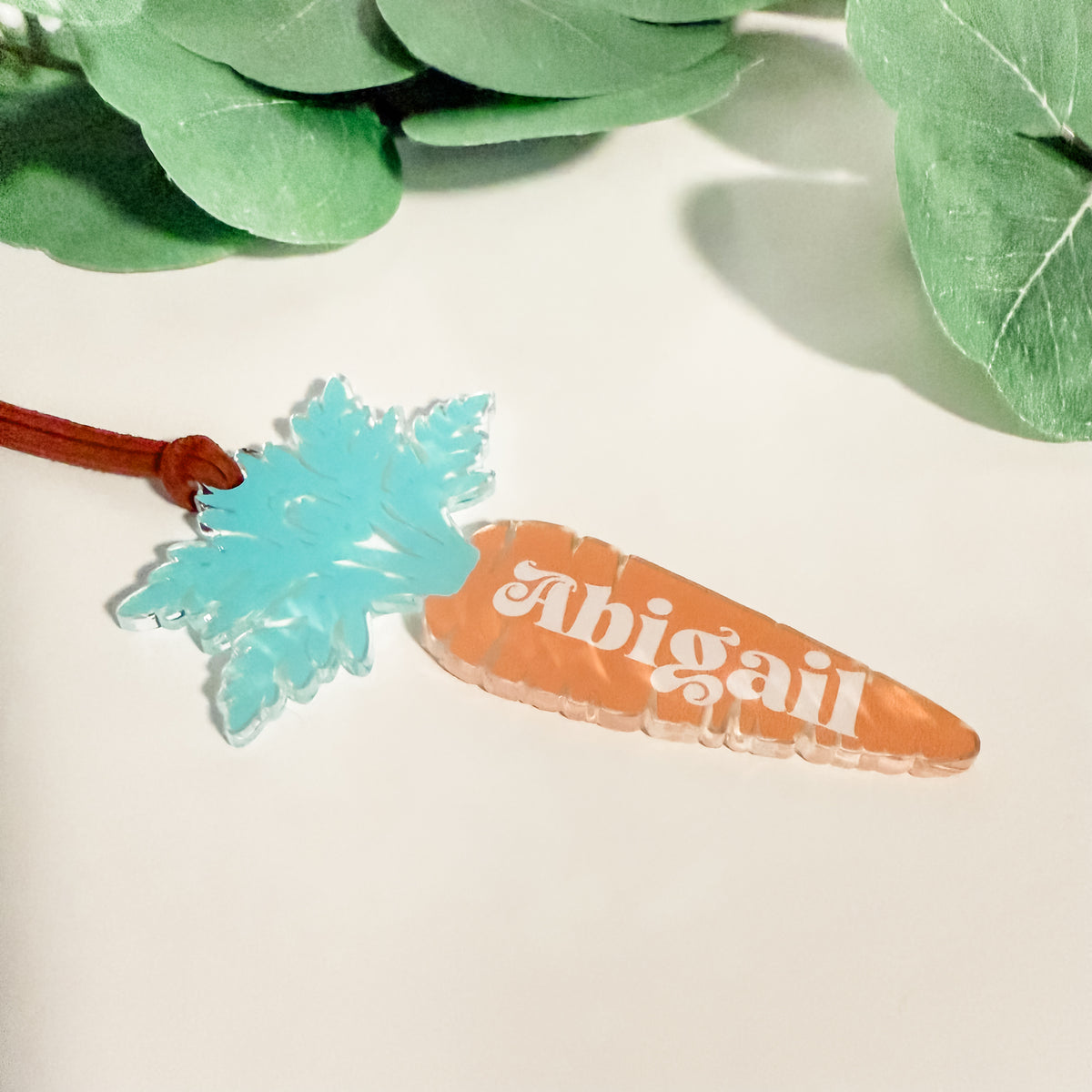 Carrot Easter Basket Tag