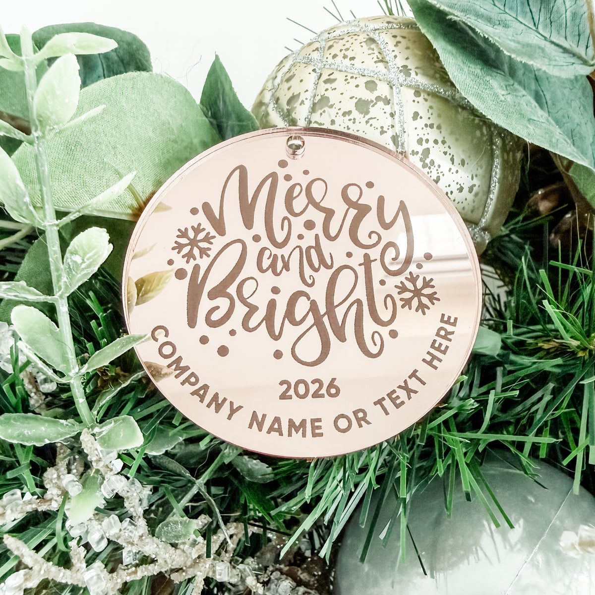 Engraved Logo Ornament