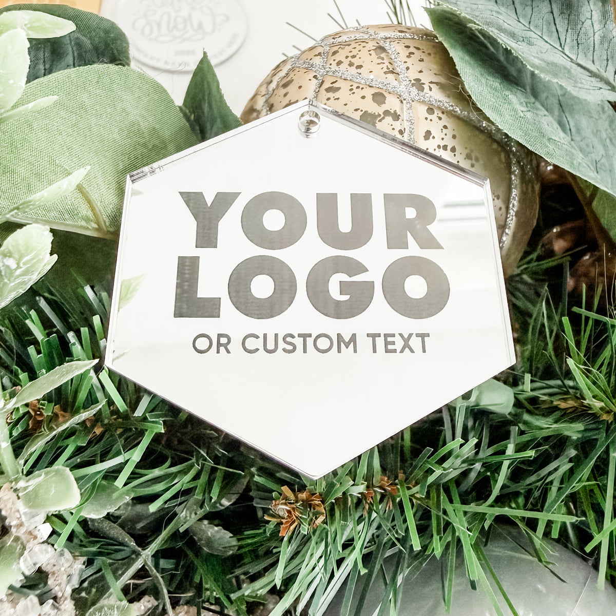 Engraved Logo Ornament