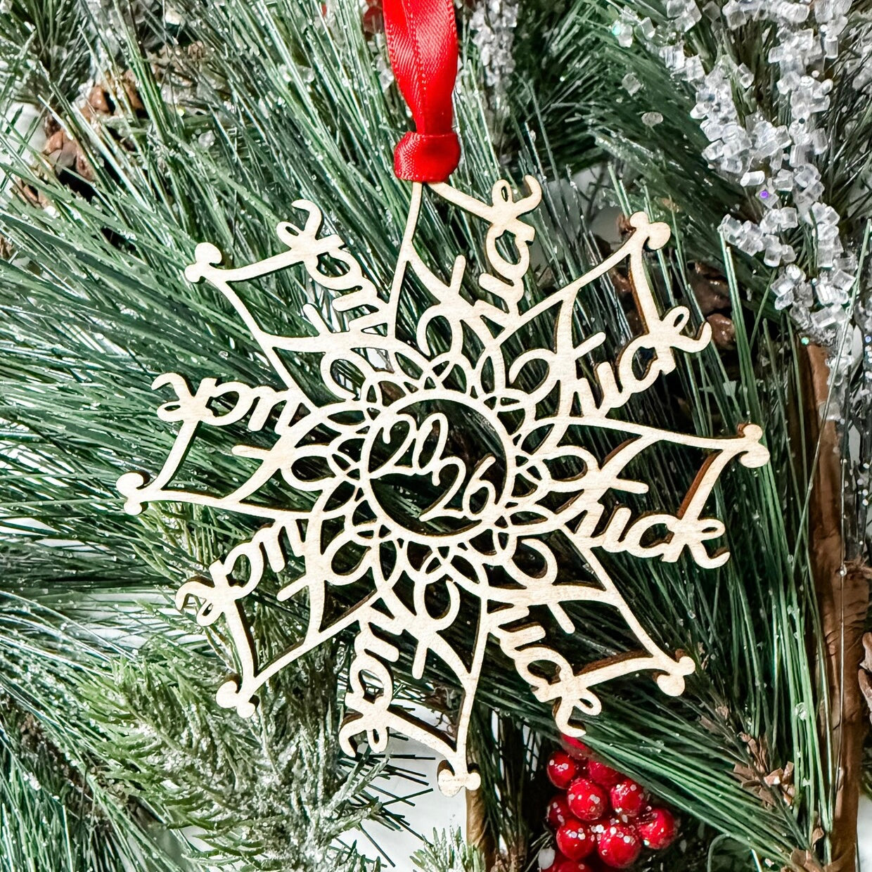 Fuck Flake Ornament 2026