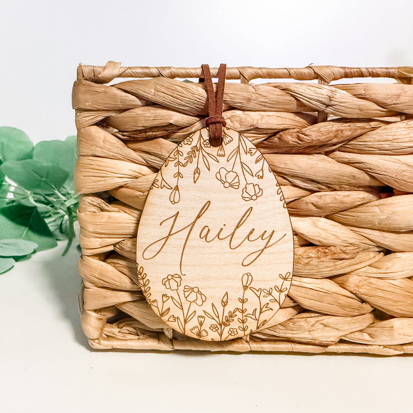 Boho Easter Basket Tag