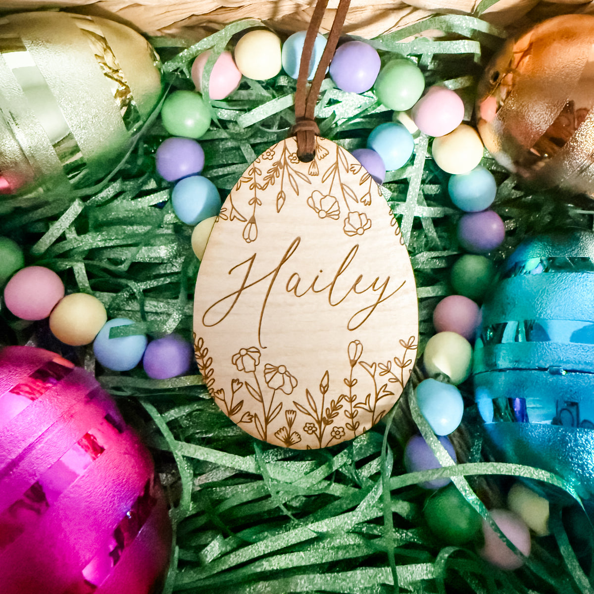 Boho Easter Basket Tag