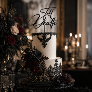 Till Death Cake Topper