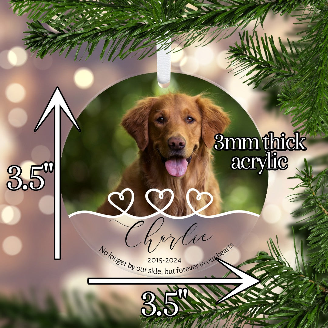 Pet Photo Memorial Ornament