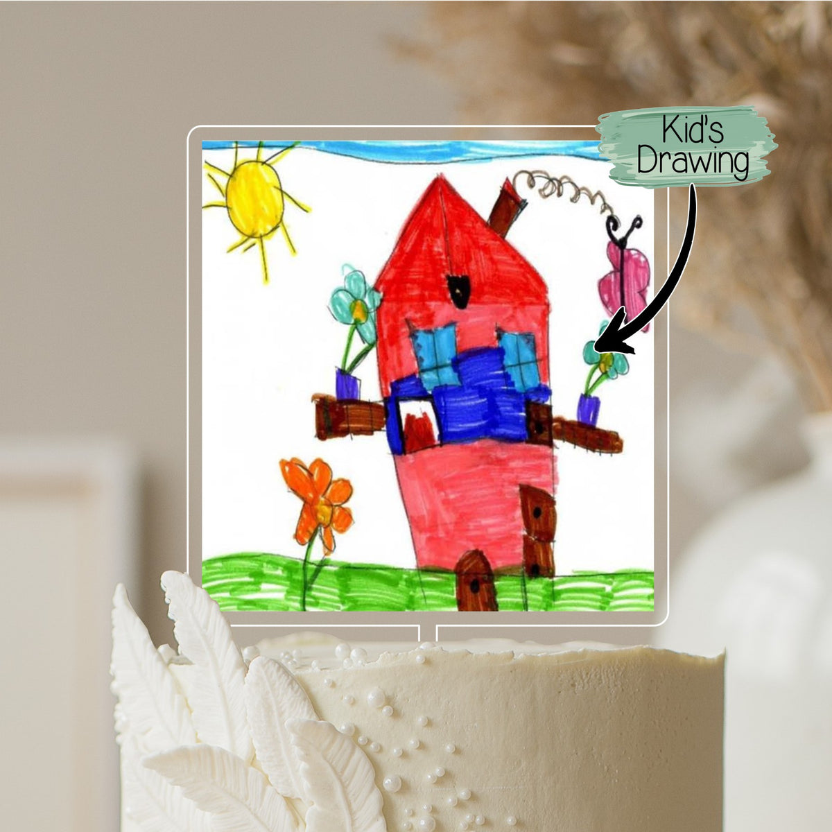 Printed Photo Cake Topper