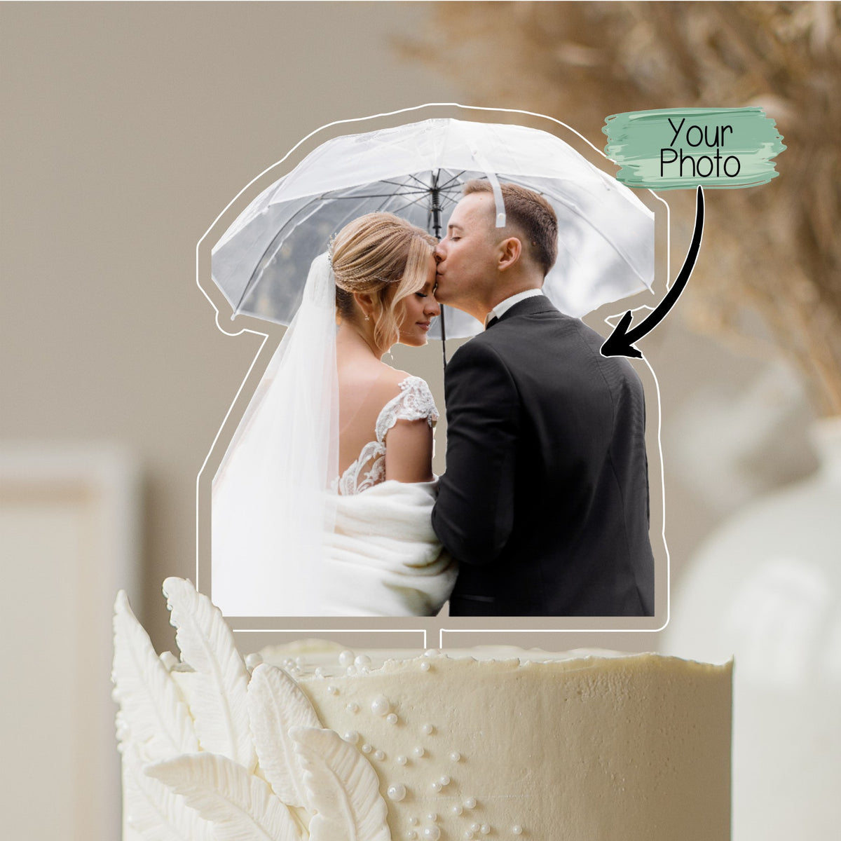 Printed Photo Cake Topper