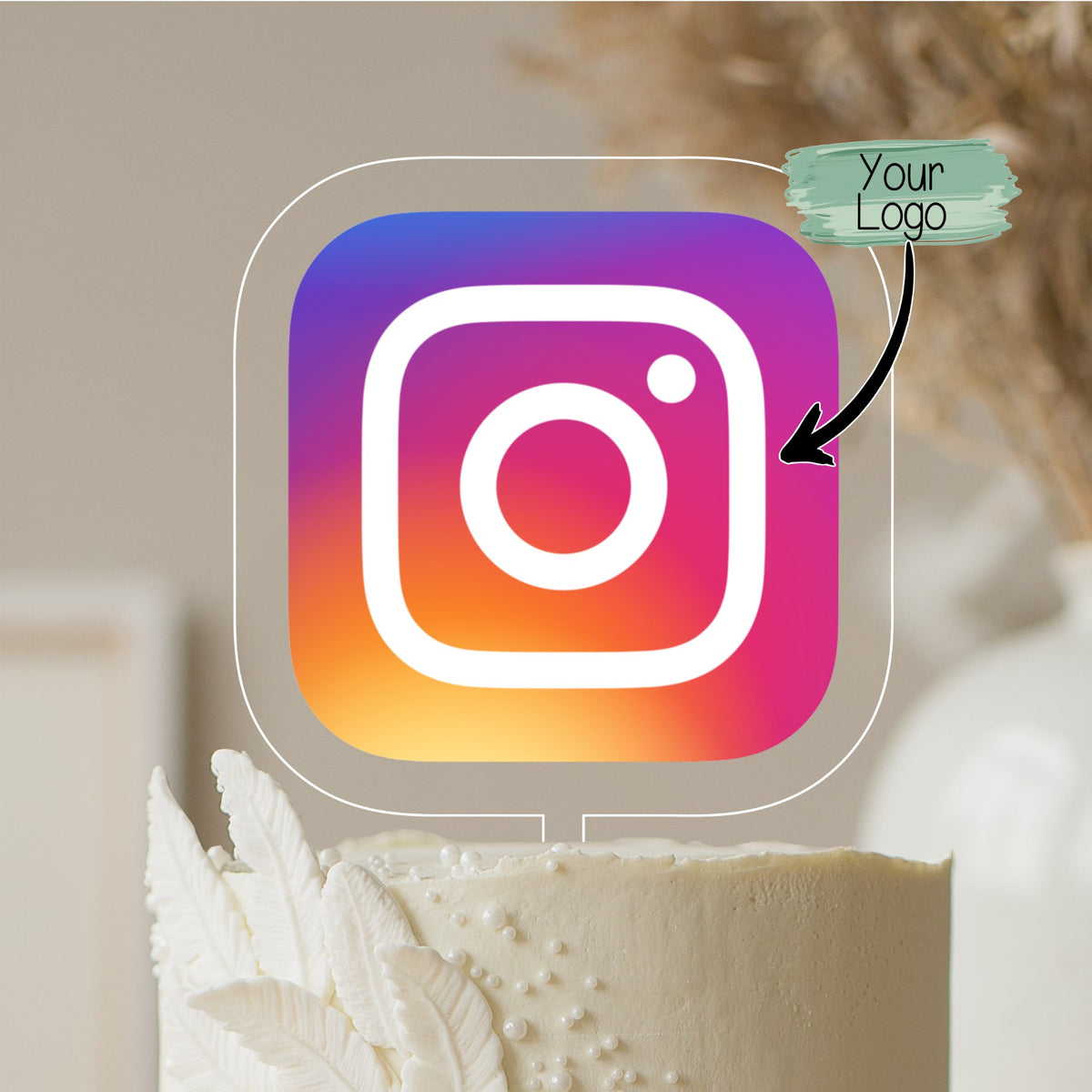 Printed Photo Cake Topper